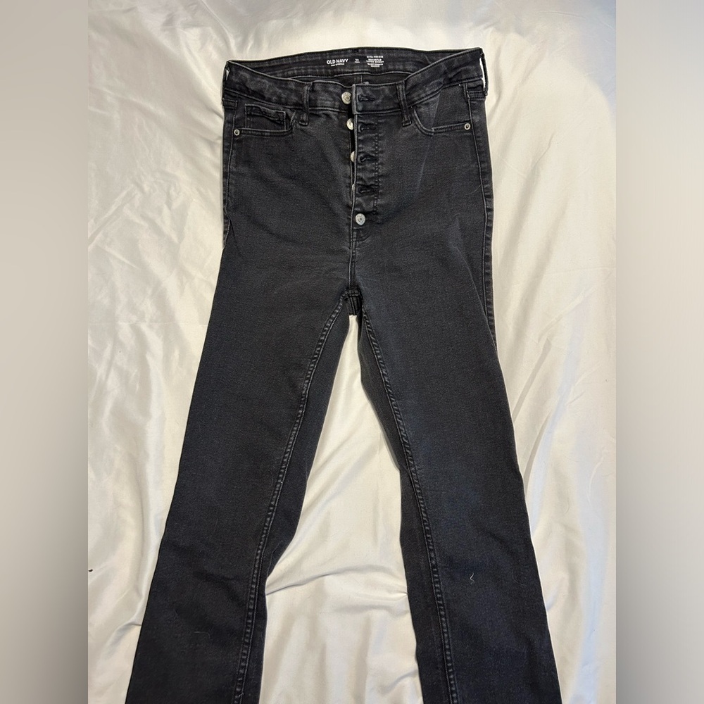 Black button up jeans 1514